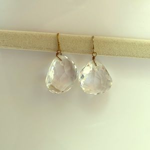 Anthropologie Crystal drop earrings